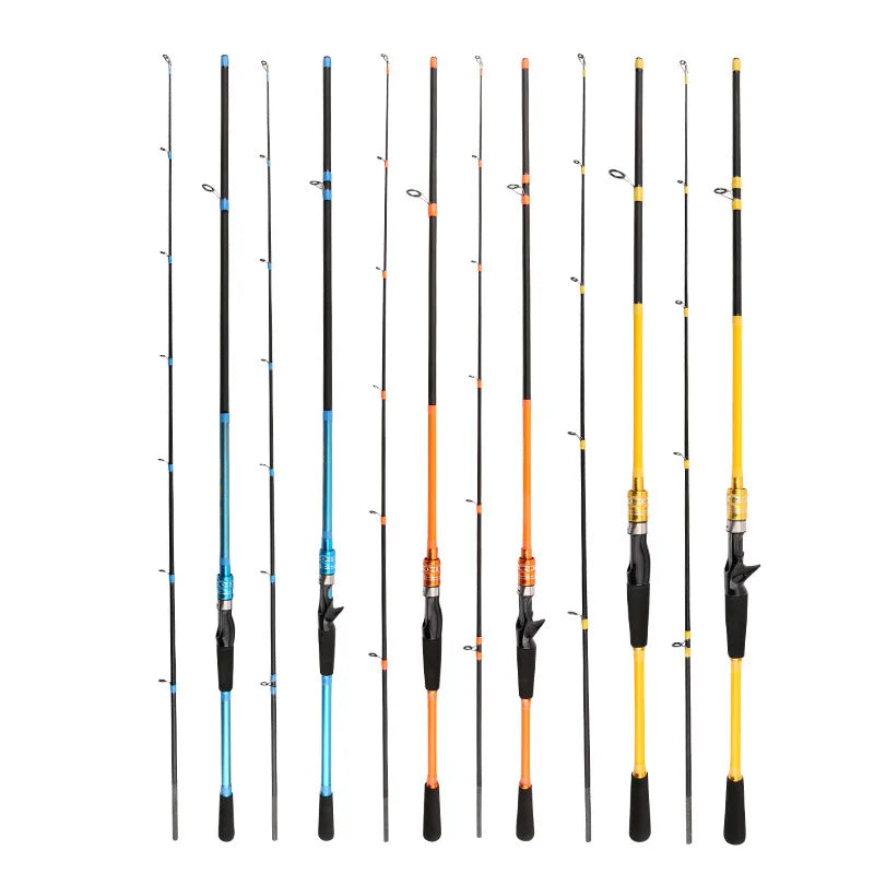 Wholesale High-end Carbon Fishing Rod 1.8m 2.1m 2.4m Spinning Bait Casting Rod for Seabass