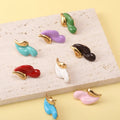 Summer Accessories New Stainless Steel Color Retro Stainless Steel Water Drop Earrings Geometric Smooth Earrings