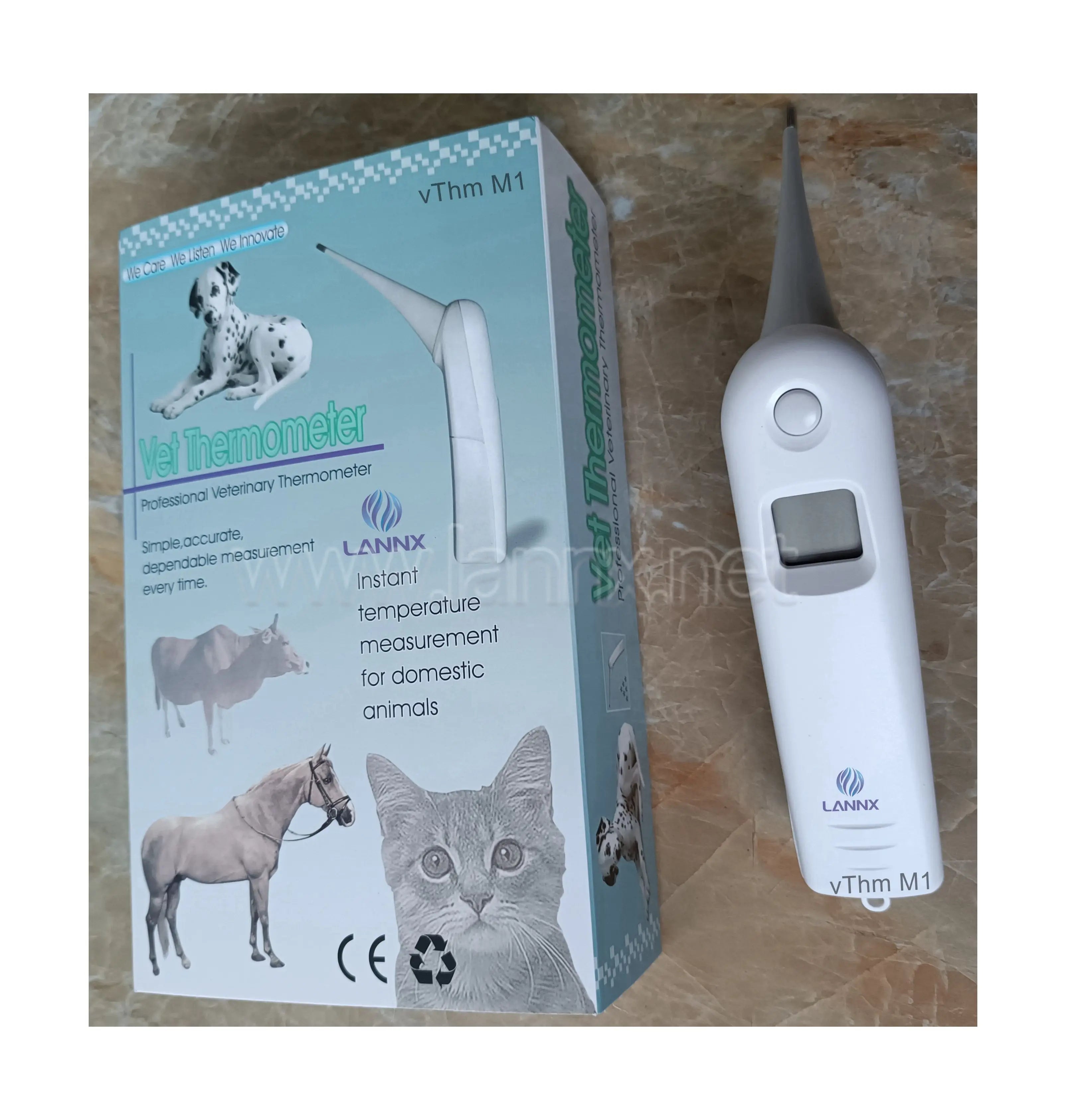 LANNX VThm M1 New High Quality Animal Medical Digital Thermometer Horse Pig Cow Sheep Dog Cat Temperature Veterinary Thermometer