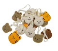 Wholesale Custom Fashionable Cute Cartoon Animal Cloth Garment Labels Embroidered Washable High Quality Roll Form for Baby