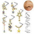 Gaby New Sale Stainless Steel Nose Rings Custom Design Long Dangle  Stainless Steel Nosepiercing Wholesale Piercing Jewelry