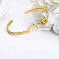 QIUHAN Personalized Design Your Name Bracelets for Child Custom Name Bangles