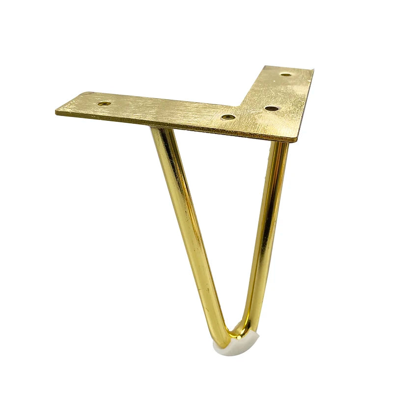 H15cm Coxing Golden Sofa Leg Modern Luxury Design Furniture Feet Decorative Metal Furniture Legs