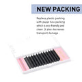 Double Tip 0.15mm 0.20mm Korean PBT Soft Natural Matte Flat Ellipse Eyelash Extensions Classic Lash Model with C CC Durl