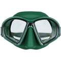 Factory OEM Colorful Silicone Strap Low Volume Snorkeling Diving Mask Half Face Spearfishing Diving Mask