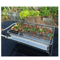Factory Sales Outdoor Portable Steel Infrared Propane Yakitori BBQ Grill Flame Safety Folding Design Easily Assembled Cleaned