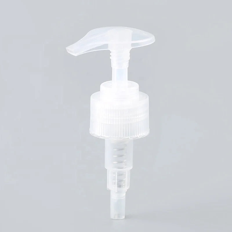 28/410 Ribbed Plastic Screw Lock Cosmetic Bottle Cap with Lotion Pump Premium Lids Bottle Closures