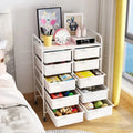 Multi-layer Movable Home Storage Children's Room Storage Rack with Box Storage Rack Trolley Toy Drawer Rack Home Organization