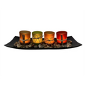 Natural Candlescape Set 3 Decorative Candle Holder