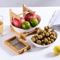 Creative Three-layer Buffet Fruit Salad Shelf Hotel Tray Pot Bowl Multi-layer Cold Meal Display Stand