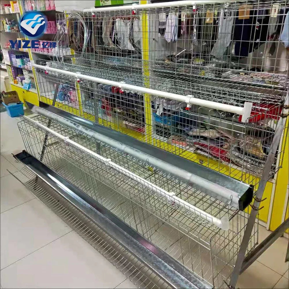 Poultry Chicken Layer Battery Cage System Animal & Poultry Husbandry Equipment for Laying Hen Egg Chicken Cage