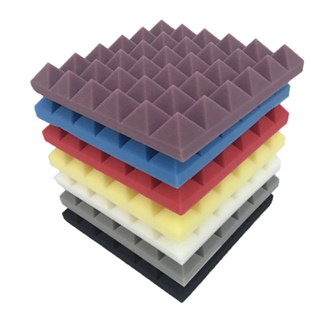 Customizable Flame Retardant Sound Absorbing Foam Acoustic Panels Pyramid Shape for Hall & Studio Application