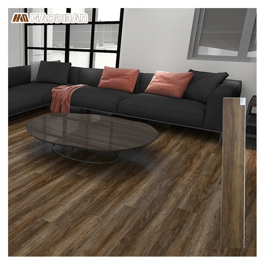 Indoor 6mm Rigid Core Stone Interlocking Flotante Hybrid PVC SPC Flooring for Hotel Use with Graphic Design Solutions
