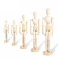 12''4.5''8''5.5''INCH Wooden Art Manikin Puppetry for Home Decoration Drawing Sketching Model Stand