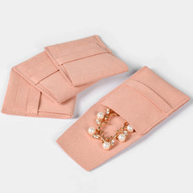 Wholesale Custom Black Microfiber Jewelry Packaging Pouch Beige Pink Gray with Custom Logo for Jewellery Storage