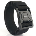 Customized Logo TUSHI Tactical Belt-6 Outdoor Leisure Sports Elastic Nylon Fabric Alloy Automatic Buckle Customizable Size