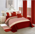 Wholesale All Season Cotton Sheet Set in Stock 12pcs Quilted Bedspread Customized king Size Quilt Cover with Curtains