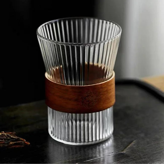 Custom Designs Wholesale Glass Coffee Cup clear Milk Tea Juice Long Creative Glass Cup