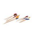 Wooden Frill Picks Assorted Colors wooden Sandwich Toothpicks Frill Picks