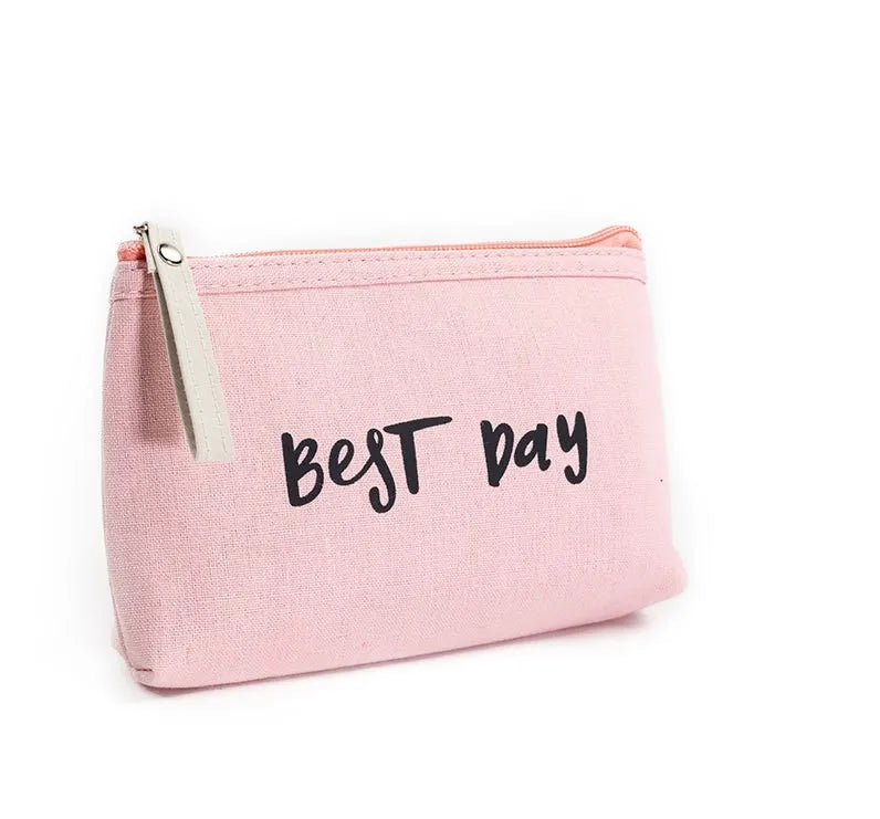 Customizable Canvas Makeup Bag - MOQ 100 - Premium Quality Durable Design - Ideal for Branding Promotions and Corporate Gifts