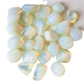 Wholesale Natural Crystal Gravels White Opal Tumbled Stone for Decoration