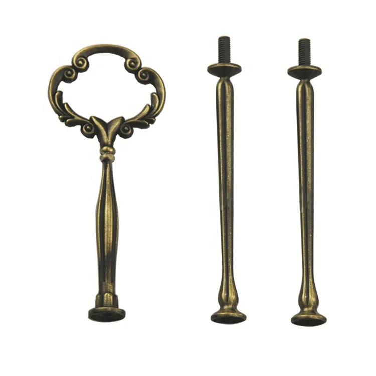 Three-Layer Cake Tray Bracket New Zinc Alloy Multi-Layer Sunflower Fruit Tray Hanger Dim Sum Cake Decorating Supplies