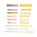 Professional Manufacture Necklace Stainless Steel Rectangle Pendant
