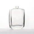 Wholesale Manufacturer Cheap Parfum Bottle Packaging 50ml Empty Clear Round Glass Spray Perfume Bottle With Black Magnetic Cap