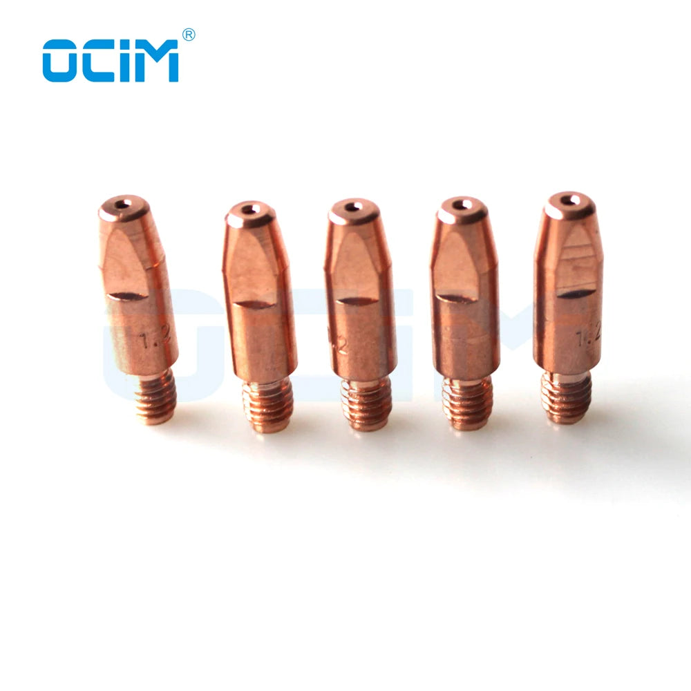 OCIM M6*28 MIG MAG Soldering Gun Contact Tip Accessories Copper Brass for Mig Welding Torch