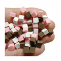 Simulation Cube Chocolate Candy Polymer Clay Craft for Diy Accessories Doll House Scrapbook Decorations