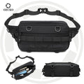 Ozuko 9676 Custom Mens Crossbody Bag Sport Fanny Pack Custom Waist Bag Wholesale Man Tactical Chest Sling Bag Fashion Pillow