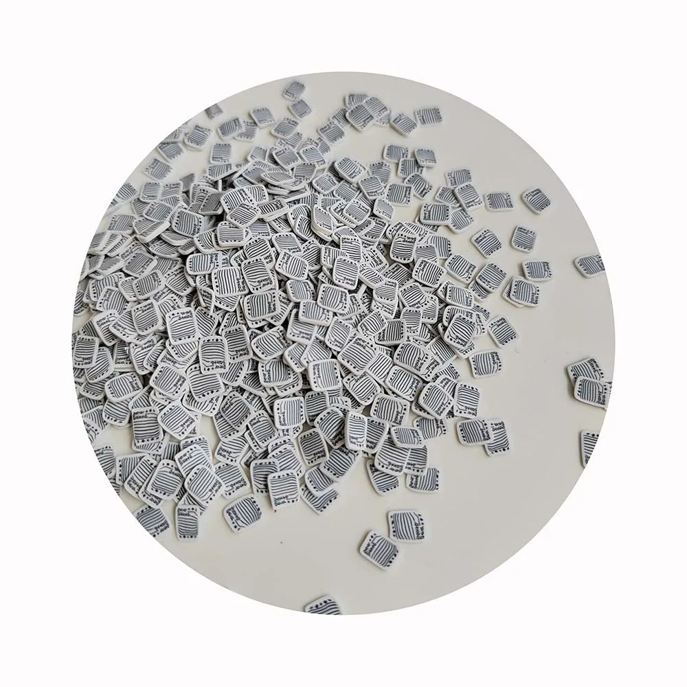 New Arrivals Book Paper Nail Stickers Polymer Clay Slice Hot Soft Sprinkle Slime Crafts DIY Supplies