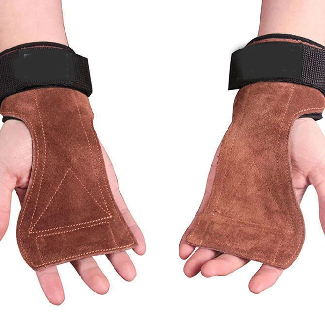 Wholesale Training Wrist Support Pull up Weightlifting Strap Pad Workout Leather Hand Grips UV Protection