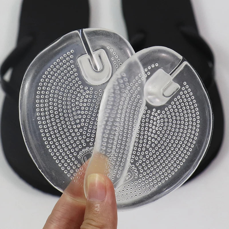 Reusable Ball of Foot Cushion for Flip Flop Gel Metatarsal Pad Forefoot Cushion  for Shoe Anti-slip