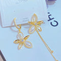 925 Silver Needle Pearl Light Luxury Stud Earrings Crystal Bling Full Rhinestone Bow Knot Pearl Stud Earrings
