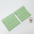 Custom Logo Printed Small Envelope Flap Microfiber Necklace Earring Jewelry Packaging Pouch Bags