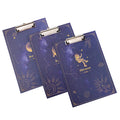 Purple Dreamy Starry Sky Standard A4 Paper Clip Board PinGlory PG2-20230513-1 for Classroom Office Environmentally Friendly