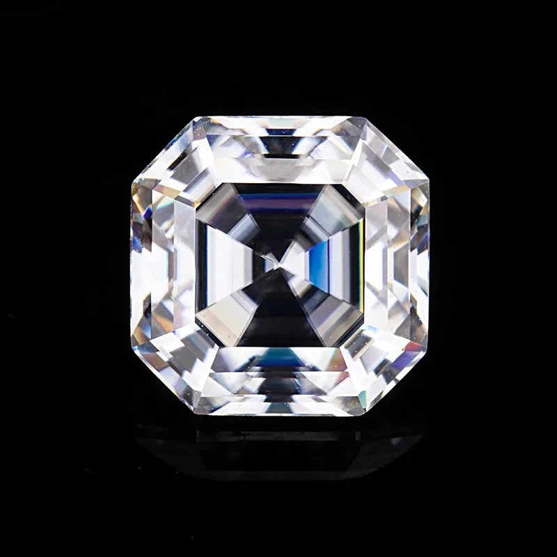 Wholesale Price GRA Certificate White VVS DEF Color Loose Diamond Ascher Cut Moissanite Diamond