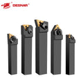 For CNC Tool Holder Indexable External Turning Set Carbide Inserts HRC42-45 Coated 40Cr for Steel Workpiece CNC Lathe Cutting