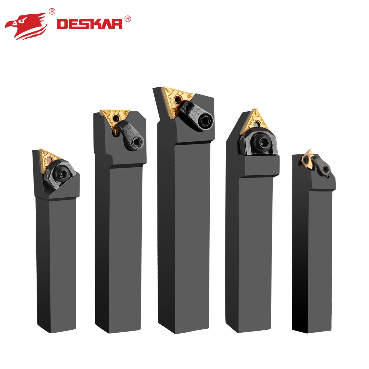 For CNC Tool Holder Indexable External Turning Set Carbide Inserts HRC42-45 Coated 40Cr for Steel Workpiece CNC Lathe Cutting
