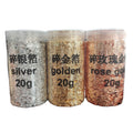 Gold Leaf Sheet Flake for Gilding Decoration Foil Flake 2gr-20gr Set Fashion Popular Gold and Silver Foil Flakes
