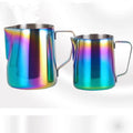 Colorful Pull Cup 350ml Multicolor Milk Frothing Jug Stainless Steel Espresso Coffee Pitcher MegaBDM