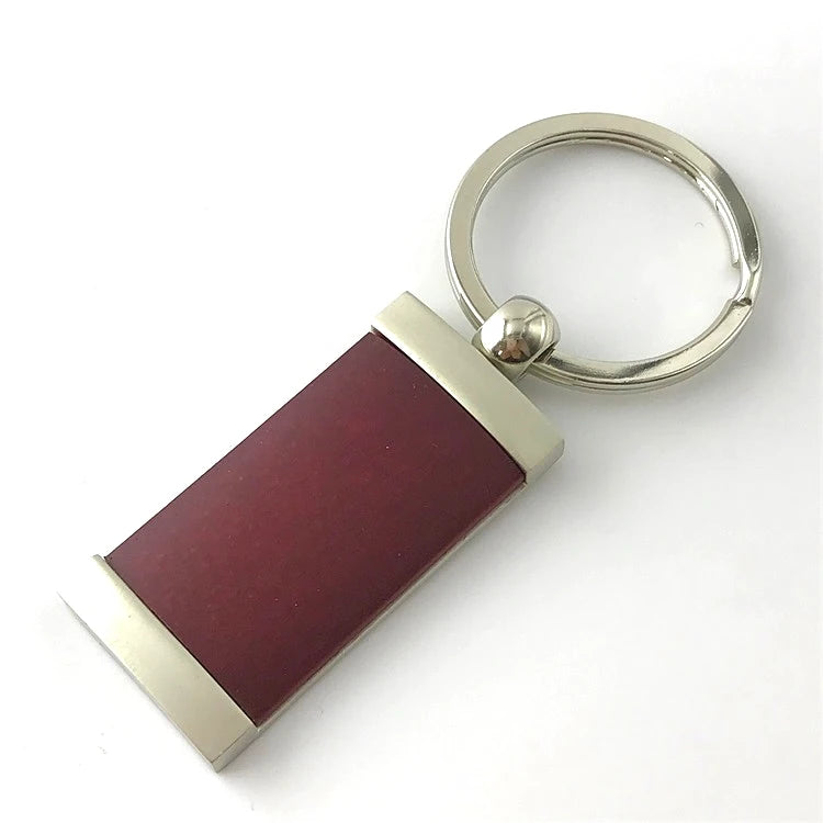 Wholesale Custom Supplier Souvenir Creative Mini License Plate Car Metal Blank License Keychain Custom  Key Ring