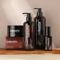 OEM Moisturizing Hair Care Set Argan Oil Shea Butter Rice Shampoo Conditioner Mask Natural Vegan Anti-Frizz Fluffy Hair