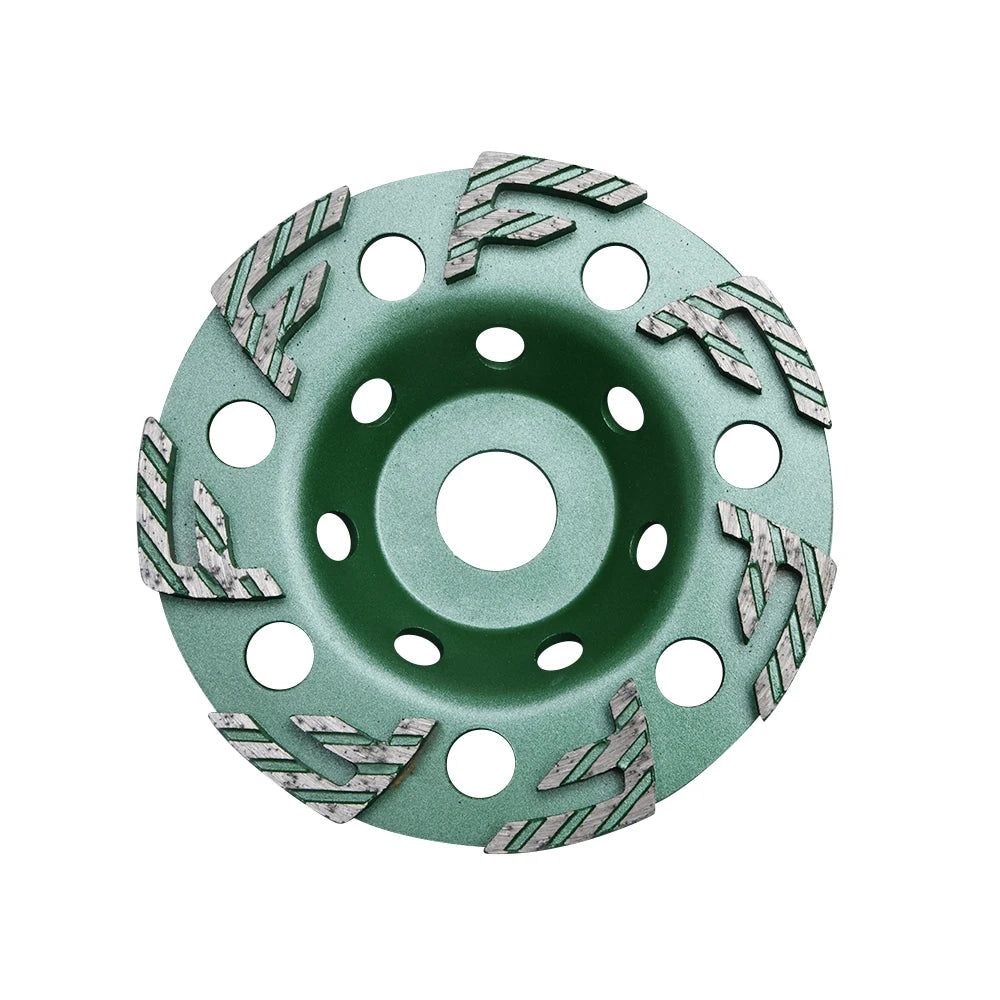 FENGTAI 125mm F Type Diamond Hard Grinding Cup Wheel Resin Bonding Agent Grit 36/46 Fine Abrasive High Efficiency Polishing