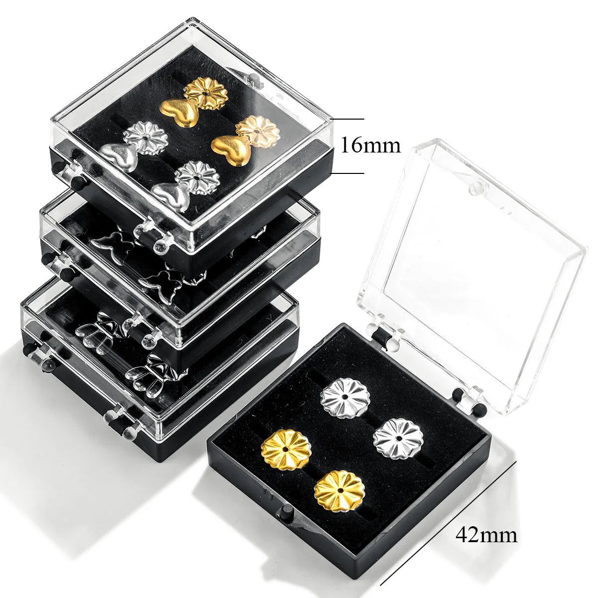 Cheapest Magic Earring Back for Heavy  Droopy Earrings R.GEM. Stainless Steel Comfortable 2 Pairs Earring Lifters