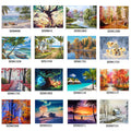 CHENISTORY Tree Series DIY Painting by Numbers Modern Wall Art Hand Painted Acrylic Picture for Home Decor 40x50cm