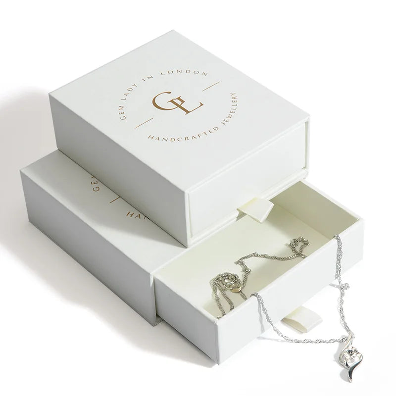 Custom Necklace Boxes Luxury Jewelry Packaging Box and Bag
