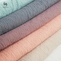 Gots Certified Roll Sell Baby Bubble Gauze Crinkle swiss Dot 2 Layer Plumetis Softest Muslin Cotton Fabric for Pajama