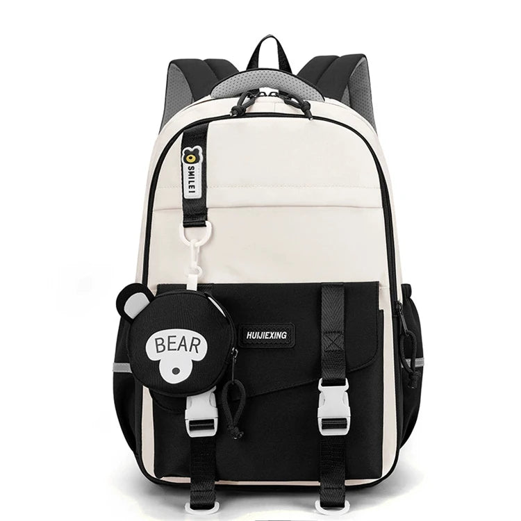 New Professional Customisable Quilt Cartoon Cheaper Large Size Classic Cute College School Bags Plain Purple